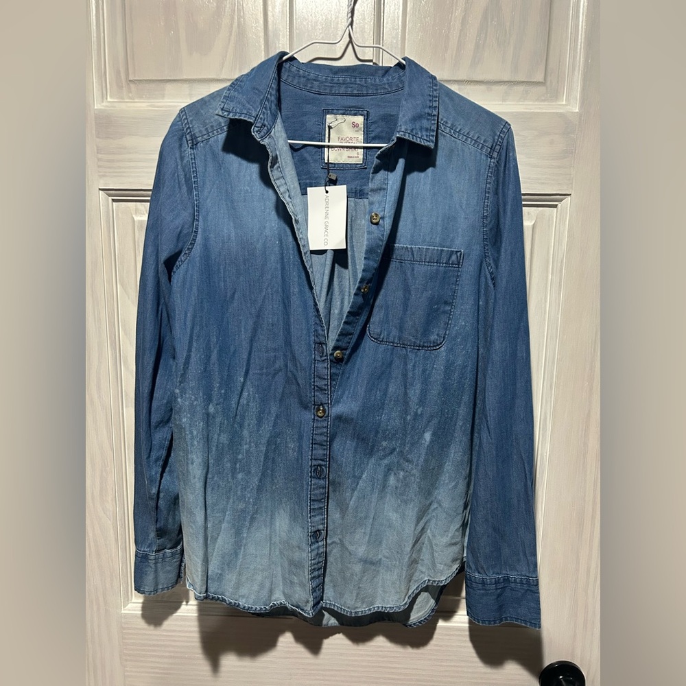 SO Light Blue Denim Shirt